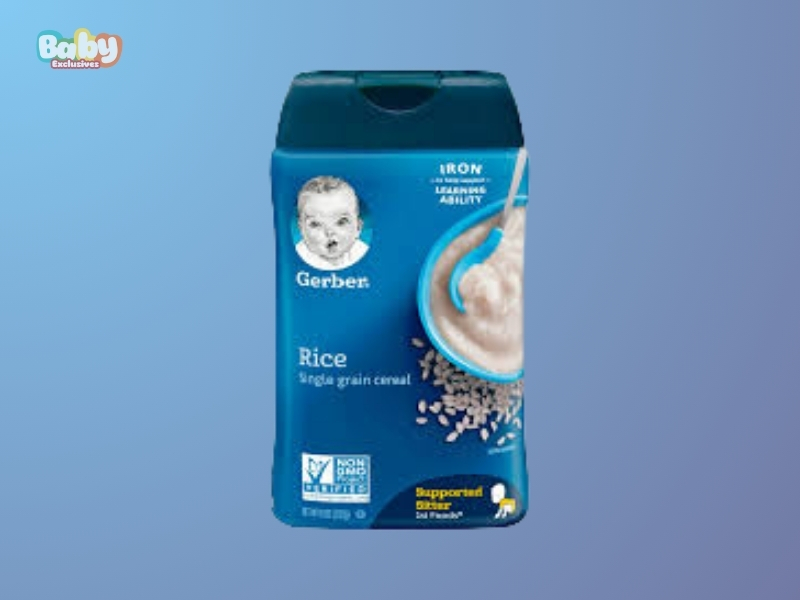 Gerber Single Grain Rice Cereal 4m+