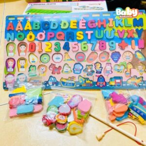 Bảng Chữ Số Gỗ Montessori