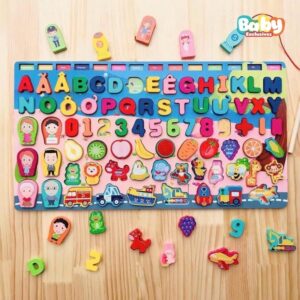 Bảng Chữ Số Gỗ Montessori đa Năng